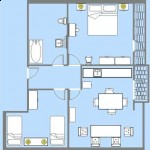 Apartamentos Novalja - Villa Margareta Novalja - Blue Apartamento Planta