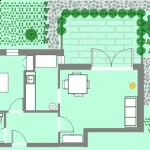 Apartments Novalja - Villa Margareta Novalja - Green Apartment Floorplan